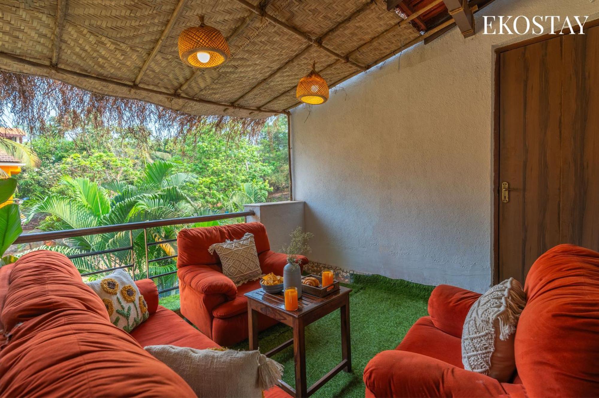 Eko Stay - Solace Villa I Charming Villa Close To Candolim Beach Eksteriør billede