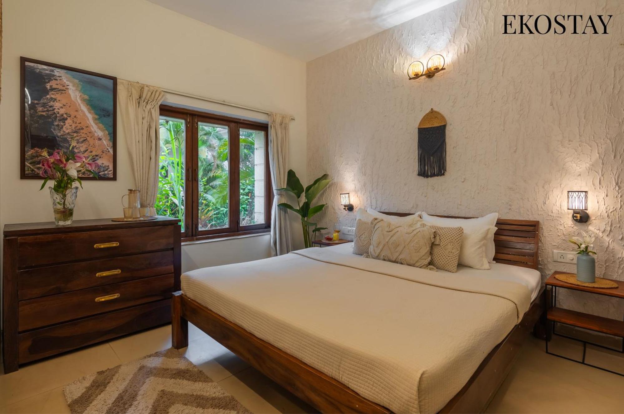 Eko Stay - Solace Villa I Charming Villa Close To Candolim Beach Eksteriør billede