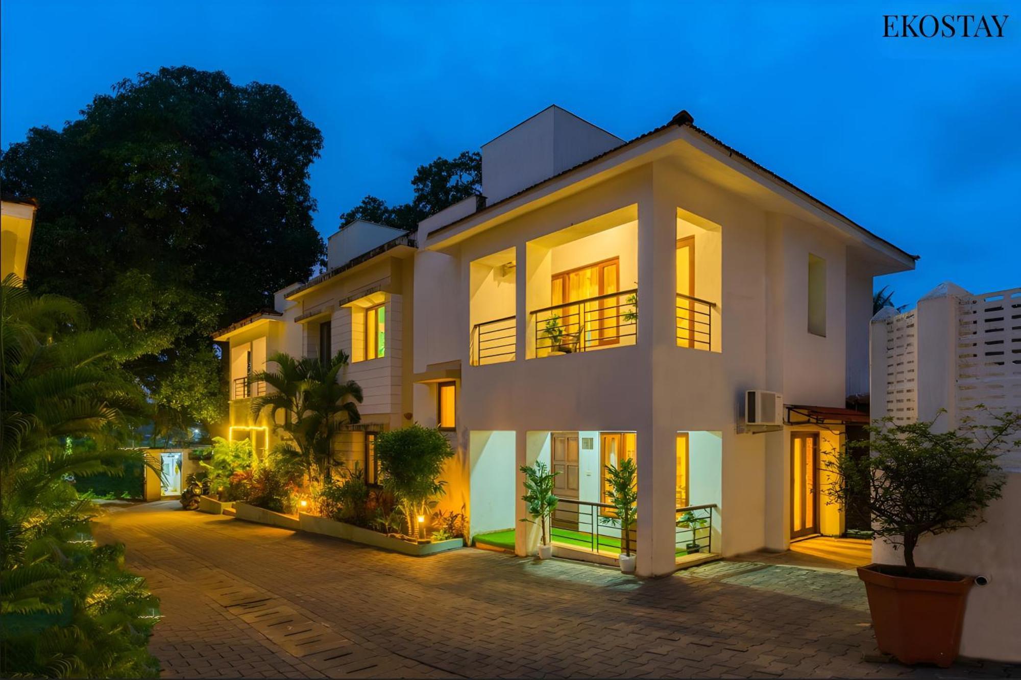 Eko Stay - Solace Villa I Charming Villa Close To Candolim Beach Eksteriør billede